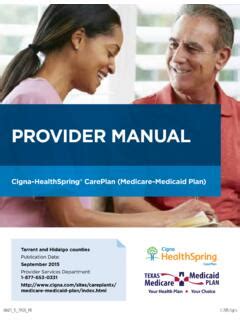 Document Type. . Cigna provider manual commercial
